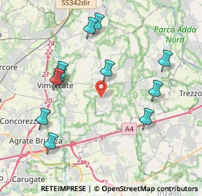 Mappa Via Meucci, 20876 Ornago MB, Italia (4.15818)