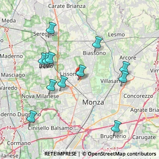 Mappa Via Alfredo Nobel, 20851 Lissone MB, Italia (4.23417)