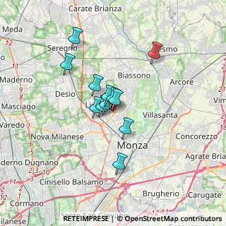 Mappa Via Alfredo Nobel, 20851 Lissone MB, Italia (2.3925)