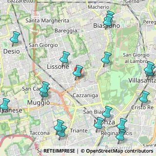 Mappa Via Alfredo Nobel, 20851 Lissone MB, Italia (3.02833)