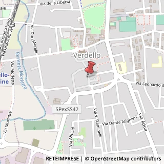 Mappa Via Donizetti, 23, 24049 Verdello, Bergamo (Lombardia)
