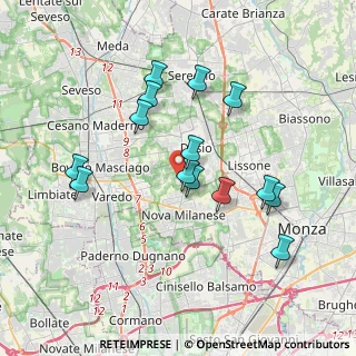 Mappa Via Catania, 20832 Desio MB, Italia (3.47357)