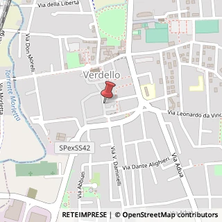 Mappa Via Gaetano Donizetti, 22, 24049 Verdello, Bergamo (Lombardia)