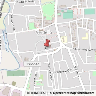 Mappa Via Gaetano Donizetti, 6, 24049 Verdello, Bergamo (Lombardia)