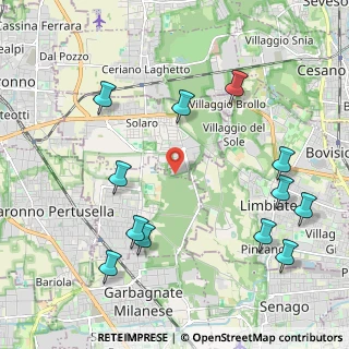 Mappa Via Benvenuto Cellini, 20020 Solaro MI, Italia (2.47917)