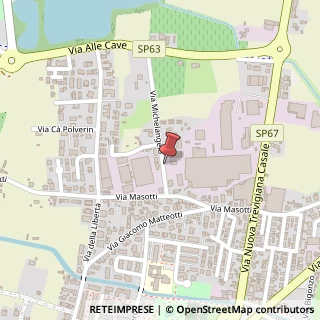 Mappa Via Michelangelo Buonarroti, 4, 31032 Casale sul Sile, Treviso (Veneto)