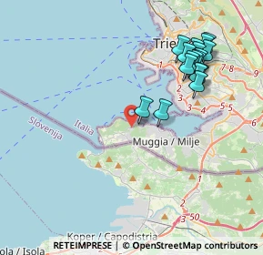 Mappa Str. per Chiampore, 34015 Muggia TS, Italia (4.21882)