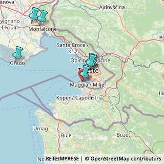 Mappa Strada per Chiampore, 34015 Muggia TS, Italia (35.5875)