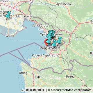 Mappa Strada per Chiampore, 34015 Muggia TS, Italia (11.59636)
