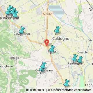 Mappa Via Rovereto, 36030 Motta VI, Italia (3.11583)