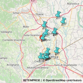Mappa Via Rovereto, 36030 Motta VI, Italia (6.79143)