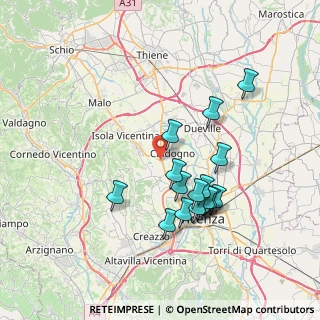 Mappa Via Rovereto, 36030 Motta VI, Italia (6.81588)