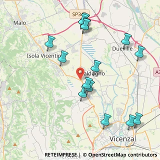 Mappa Via Rovereto, 36030 Motta VI, Italia (4.556)