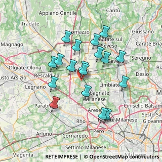 Mappa Via Giovanni Verga, 21042 Caronno Pertusella VA, Italia (6.29444)