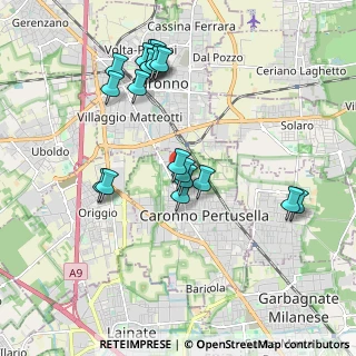 Mappa Via Giovanni Verga, 21042 Caronno Pertusella VA, Italia (1.955)