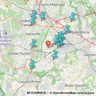 Mappa Via delle Cicale, 21052 Busto Arsizio VA, Italia (3.50692)