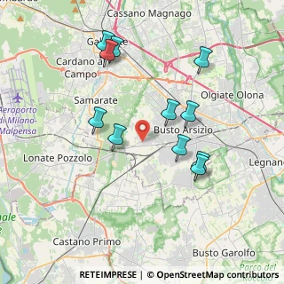 Mappa Via delle Cicale, 21052 Busto Arsizio VA, Italia (3.67727)
