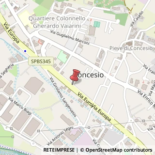 Mappa Via Europa,  180, 25062 Concesio, Brescia (Lombardia)