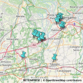 Mappa Via XI Febbraio, 20056 Trezzo sull'Adda MI, Italia (6.39063)