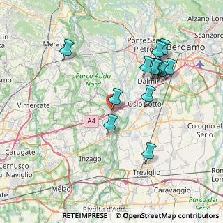 Mappa Via XI Febbraio, 20056 Trezzo sull'Adda MI, Italia (7.56154)