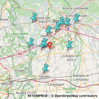 Mappa Via Pitagora, 24040 Verdellino BG, Italia (7.20455)