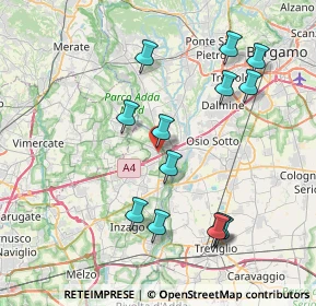 Mappa Via Giacomo Matteotti, 20056 Trezzo sull'Adda MI, Italia (8.06462)