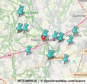 Mappa Via Giacomo Matteotti, 20056 Trezzo sull'Adda MI, Italia (3.99533)