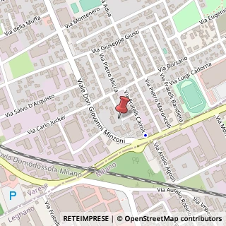 Mappa Via Fratelli Rosselli, 17, 21053 Castellanza, Varese (Lombardia)