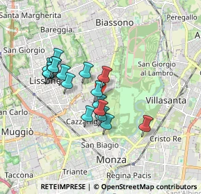 Mappa MONZA Brianza fr, 20854 Vedano Al Lambro MB, Italia (1.48294)