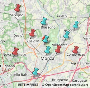 Mappa MONZA Brianza fr, 20854 Vedano Al Lambro MB, Italia (3.97818)