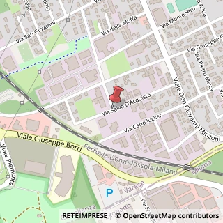 Mappa Via D'Acquisto Salvo, 28, 21053 Castellanza, Varese (Lombardia)