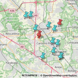 Mappa Largo Boccioni, 21040 Origgio VA, Italia (4.07615)