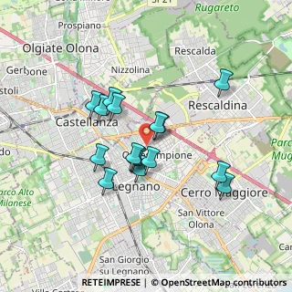 Mappa Via Resegone, 20025 Legnano MI, Italia (1.41813)