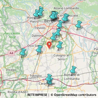 Mappa Via Dell' Industria, 24040 Comun Nuovo BG, Italia (9.271)