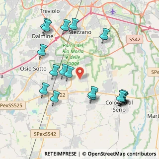Mappa Via Dell' Industria, 24040 Comun Nuovo BG, Italia (4.34611)