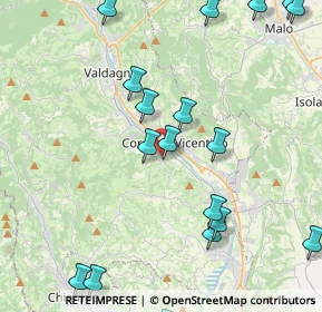 Mappa Via Grigio, 36073 Cornedo vicentino VI, Italia (5.717)