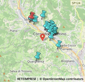 Mappa Via Grigio, 36073 Cornedo vicentino VI, Italia (1.3135)