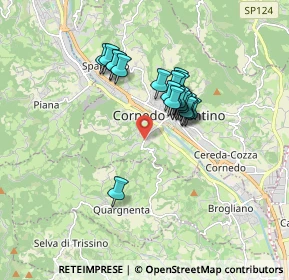 Mappa Via Grigio, 36073 Cornedo vicentino VI, Italia (1.3135)
