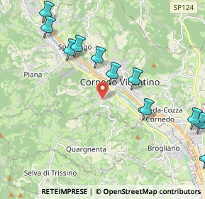 Mappa Via Grigio, 36073 Cornedo vicentino VI, Italia (2.78846)