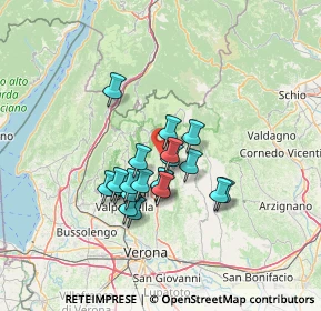 Mappa Via Dante Alighieri, 37021 Bosco Chiesanuova VR, Italia (10.3465)