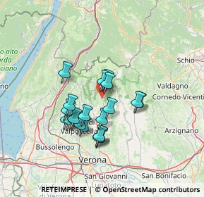 Mappa Via Dante Alighieri, 37021 Bosco Chiesanuova VR, Italia (11.074)