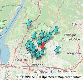 Mappa Via Dante Alighieri, 37021 Bosco Chiesanuova VR, Italia (10.228)