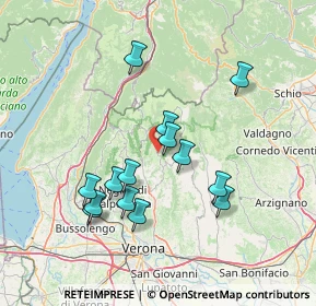 Mappa Via Dante Alighieri, 37021 Bosco Chiesanuova VR, Italia (13.42571)