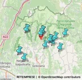 Mappa Via Dante Alighieri, 37021 Bosco Chiesanuova VR, Italia (5.71867)