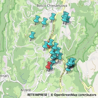 Mappa Via Dante Alighieri, 37021 Bosco Chiesanuova VR, Italia (0.9)