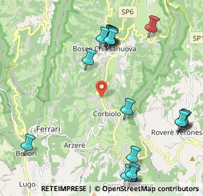 Mappa Via Dante Alighieri, 37021 Bosco Chiesanuova VR, Italia (2.6105)