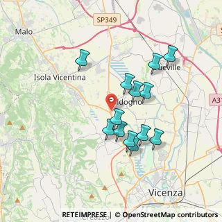 Mappa Via Monte Stelvio, 36030 Caldogno VI, Italia (3.15462)