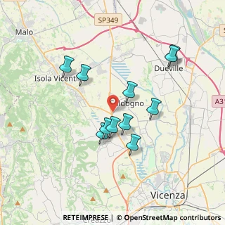 Mappa Via Monte Stelvio, 36030 Caldogno VI, Italia (3.21)