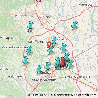 Mappa Via Monte Stelvio, 36030 Caldogno VI, Italia (7.4465)