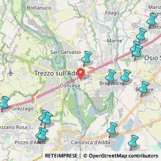 Mappa Via Enrico Fermi, 24042 Capriate San Gervasio BG, Italia (3.272)